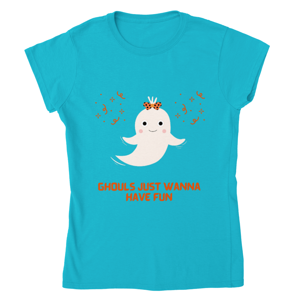 Ghouls Just Want to Have Fun Classic Women's Crewneck T-shirt
